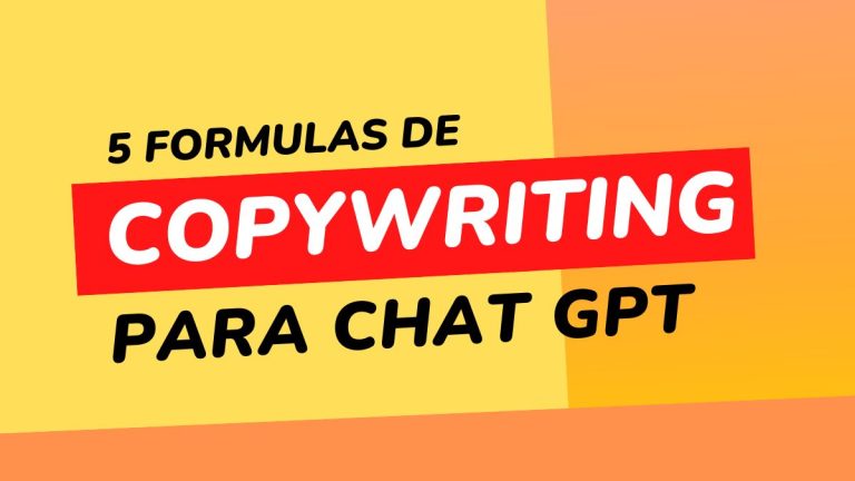 formulas de copywriting para chat gpt