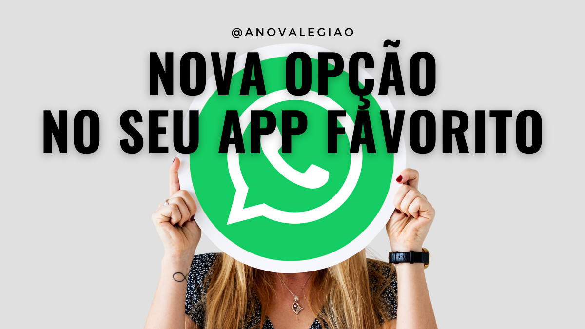 Nova funcionalidade no whatsapp